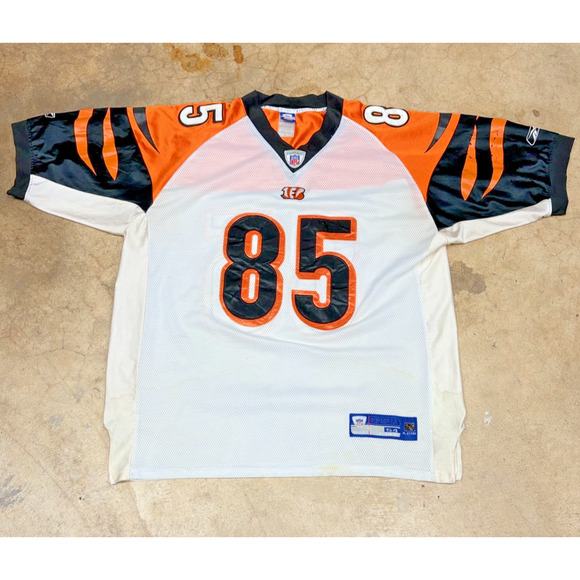 Reebok Chad Johnson 85 Cincinnati Bengals Jersey NFL Equipment Size 54 XXL - Picture 2 of 13